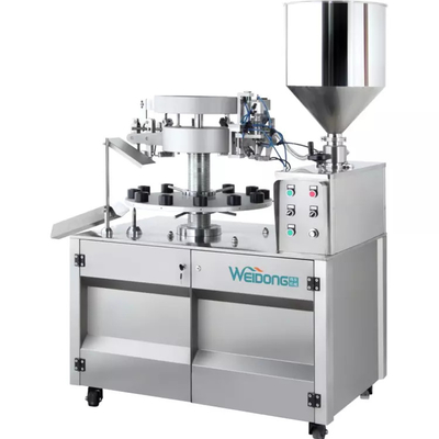 Auslaufsichere Balsam-Kosmetik-Flüssigkeits-Füllmaschine 0,6–0,8 MPa. Praktisch