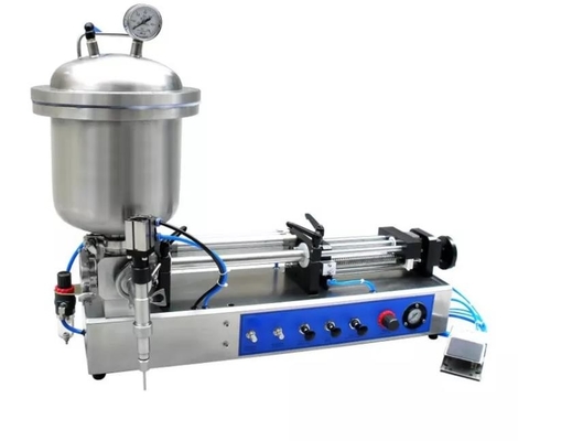 Rostfreie pneumatische Flüssigkeitsfüllmaschine für Kapseln 1000 BPH stabil