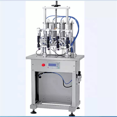 380V 50HZ Parfüm-Abfüllmaschine, 4 Köpfe Vakuumflüssigkeitsfüllmaschine