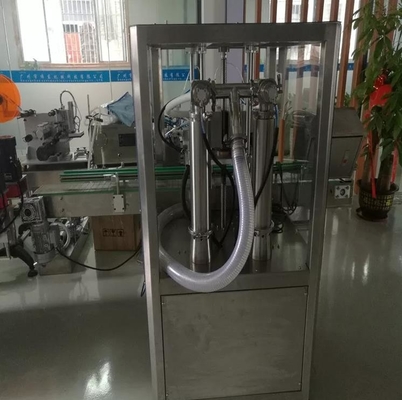 Servomotor PLC Cosmetic Liquid Filling Machine 2 Köpfe für Glasflaschen