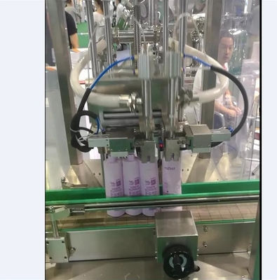 Servomotor PLC Cosmetic Liquid Filling Machine 2 Köpfe für Glasflaschen