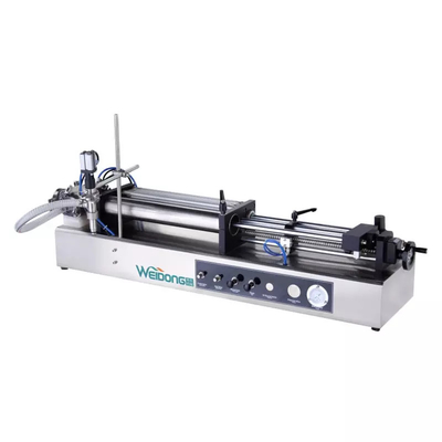 Halbautomatische Füllmaschine für flüssige kosmetische Pasten für 10-250-ml-Flaschen