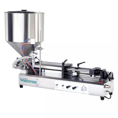 Halbautomatische Füllmaschine für flüssige kosmetische Pasten für 10-250-ml-Flaschen