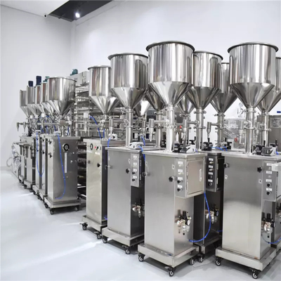 Rostfreie vertikale Füllmaschine 316L, halbautomatische flüssige Füllmaschine 50HZ