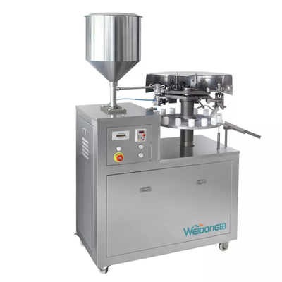 Creme Automatische Tubenfüll- und Verschließmaschine mit pneumatischem Antrieb