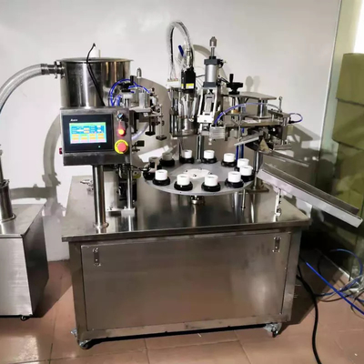 Creme Automatische Tubenfüll- und Verschließmaschine mit pneumatischem Antrieb