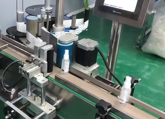 220 V doppelseitige Füllkappen-Etikettiermaschine elektrisch rostfrei