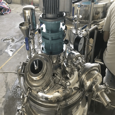 Emulsionsmittel-Maschinen-Edelstahl-kosmetischer Emulgierungszweiwegtopf 4200 r Min High Speed Sterilization rührender