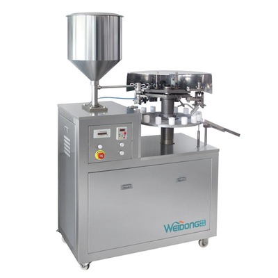 Rohr-füllender Schalen-Eichmeister-Füller-Jelly Sealing Machine With PLC 30pcs/Minute