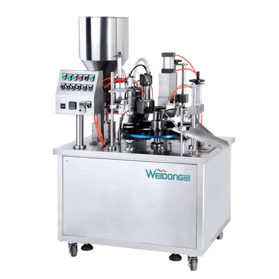 Rohr-füllender Schalen-Eichmeister-Füller-Jelly Sealing Machine With PLC 30pcs/Minute