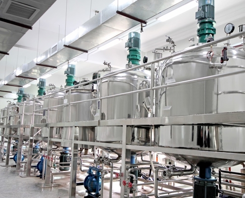 60 einlagiger Mischbehälter r/m 2000L für flüssige Produkte