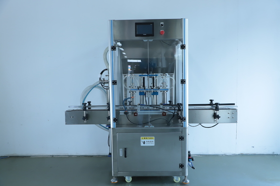 10 Köpfe 450 KG Kosmetische Flüssigkeitsfüllmaschine mit 220V 50Hz Stromversorgung