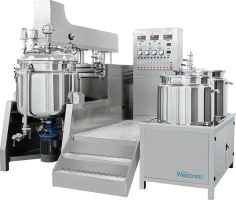 Kosmetischer Mischer des Emulsionsmittel-50L-2000L mit der Vakuum-Anlagen-Heizung