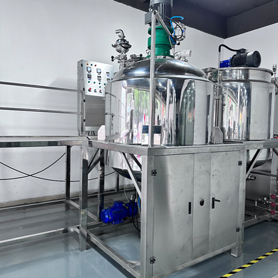 Edelstahl-Kosmetik-Emulgationsmischer mit PLC-Steuerung mit einer Kapazität von 5000 L