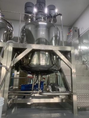 50-5000L Kosmetische Emulgator Mischer Chemikalien Verarbeitungsgeräte 1 Jahr Garantie