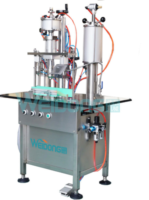 SUS304 Aerosolfüllmaschine Halbautomatische Körpersprays Parfüm sicher zu bedienen