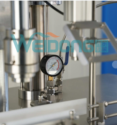 SUS304 Aerosolfüllmaschine Halbautomatische Körpersprays Parfüm sicher zu bedienen