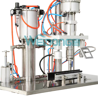 SUS304 Aerosolfüllmaschine Halbautomatische Körpersprays Parfüm sicher zu bedienen