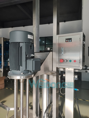 5L-2000L Kosmetische Emulgationsmischer mit 0,37kw-15kw Motor Portable Pneumatisches Heben