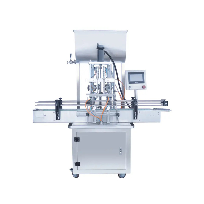 SUS 304 kleben automatisierte Füllmaschine 2/4/6/8 Köpfe Paprika-Soßen-Füller-Tomatensauce