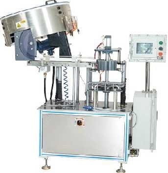 Flaschen/Minute PLC automatische der Verpackungssystem-Aerosol-Produkt-Schrauben-mit einer Kappe bedeckender Maschinen-150