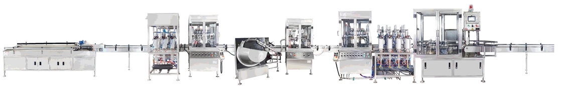 Automatische Aerosol-Füllmaschine für 1 Zoll Tank Durchmesser 35 73.85 310mm